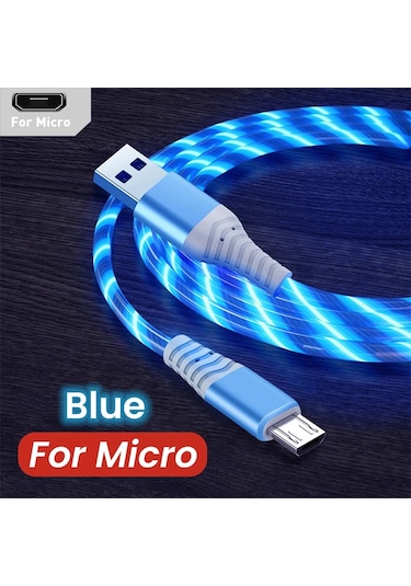 Snapbuy100w Led Parlayan Usb C Kablo Huawei Xiaomi Samsung Uyumlu Hızlı Şarjaçık1m