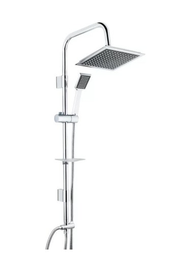 Tema Tepe Duş Seti Rain Pratik Quadro - Yağmurlama Duş 53260 Shower Set Krom