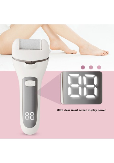 La-m269 Elektrikli Ayak Öğütücü Ayak Nasır Sökücü Pedikür Aletleri Ayak Bakım Seti Mavi Beyaz