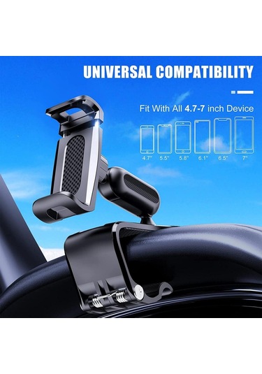 Araç 360 Derece Döndürme Dashboard Cep Telefonu Tutucu Araba İçin Sabitleme Kıskacı Standı 4 İla 7 Inç Akıllı Telefonlar İçin Uygun