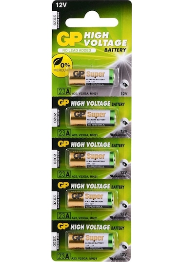 Gp 23/A 12V Alkalıne Pil 5 Li Paket