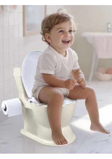 Dolu Oyuncak Xl Eğitici Klozet Relax Bej 7562