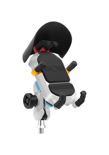 Ranyeek Motorcycle Telefon Tutucu Renkli Yüksek Konfigürasyonlu Altı Parmaklı Amortisörlü Kilitli M8 Top Ucu Şarj Yok Diğer