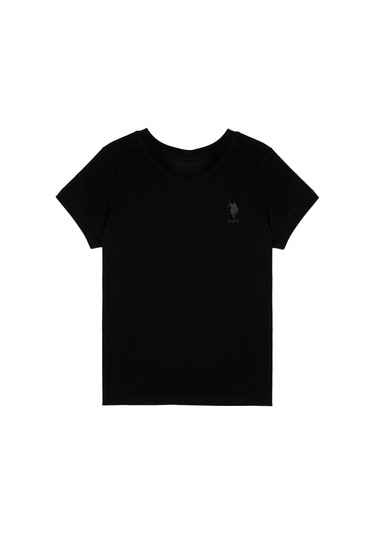 U.s. Polo Assn. Erkek Çocuk Siyah Tişört Basic 50306502-vr046 Siyah