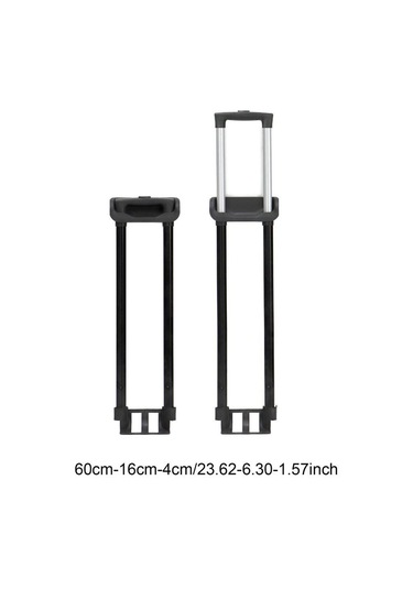 Homyl Seyahat Bagaj Çekme Çubuğu Arabası Çantası 60cmx16cmx4cm Siyah