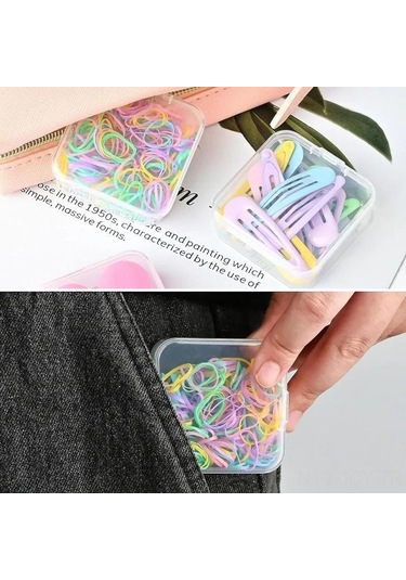 Youmex Küçük Eşyaları Düzenlemek İçin Şeffaf Depolama Kutusu - 17cm Genişlik X 6cm Yükseklik - Ev Ve Ofis Kullanıma Uygun Şeffaf