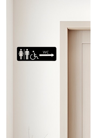 Wc Tabelası, Tuvalet Levhası, Kadın Erkek Tabela, Yönlendirme Levhaları 52