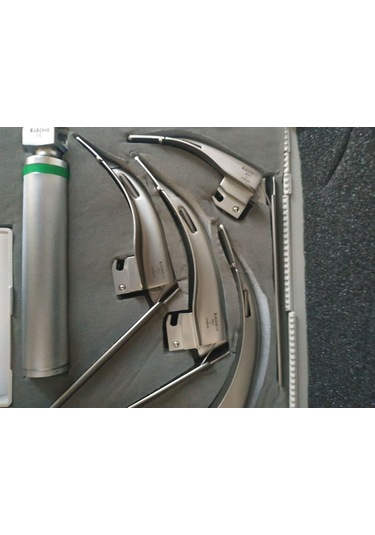 Archer Fiber Optik Laringaskop Seti Flexi Zor Entübasyon 4 Blade