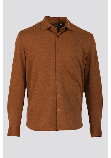 Ncs Jeans Erkek Örme Gömlek Camel 7371 Camel