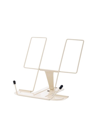 Homyl Taşınabilir Yemek Kitabı Tutucu Organizatör Kitapları Beyaz