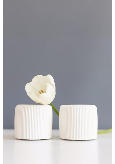 Mysoul Byann Şekerli Mama İçin Şamdanlar 220249218 Beyaz