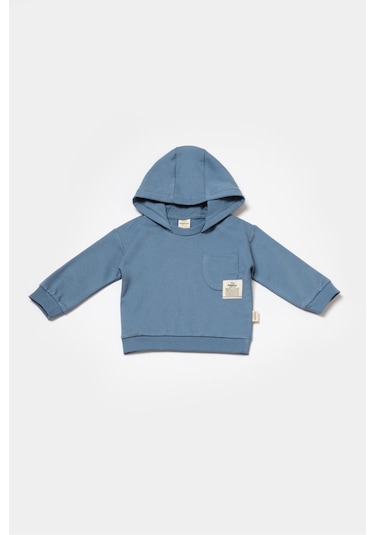 BabyCosy Organik Kapüşonlu Sweatshirt & Pantolon Seti Csy8001 001