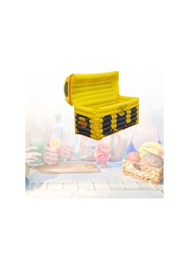 Suntek Şişme Soğutucular Partisi Dekorasyon İçecek Sarı