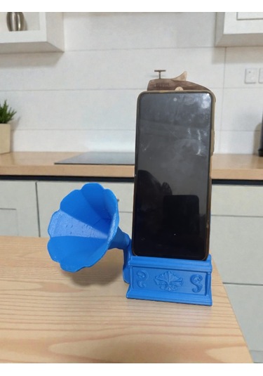 Dekoratif Telefon Stand Ve Ses Yükseltici