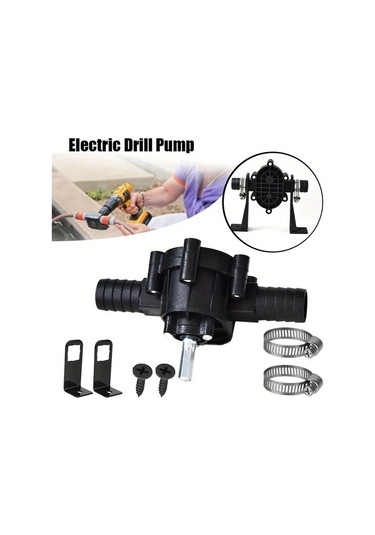 Xuweiwei Portable Mini Drill Pump Spec2 El İle Çalışan Kendinden Emişli Su Transfer Pompası Yağ Dizel Sıvılar İçin