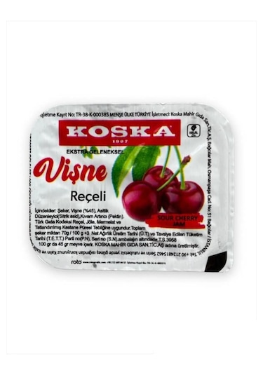 Koska Geleneksel Piknik Vişne Reçeli 100 x 20 G