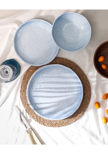 Madame Coco Mady 6 Kişilik 18 Parça Yemek Takımı - Açık Mavi Yset0000000078