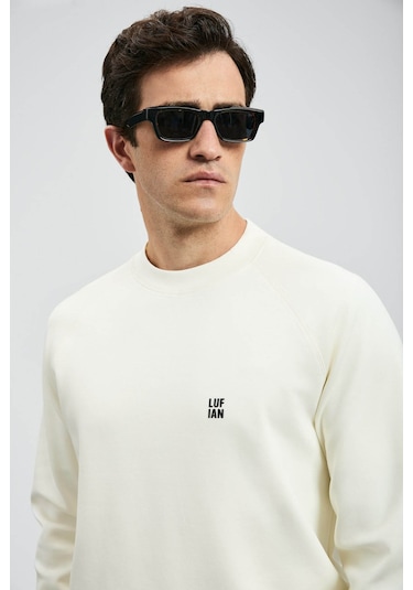 Lufian Grant Kırık Beyaz Erkek Sweatshirt 112030179 Kırık Beyaz Lufian Grant Kırık Beyaz Erkek Sweatshirt 112030179 Kırık Beyaz