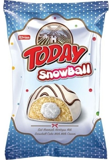 Today Snowball Sütlü Kek 35 Gr. 24 Adet (1 Kutu)