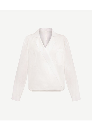 Yargıcı Regular Kırlangıç Yaka Uzun Kol Bluz 25kkbl6008x 002 Beyaz