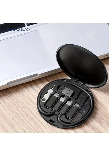 Elmpaly Beyaz 5'li Hızlı Şarj Seti: Mfi Onaylı, İphone/type-c/micro Usb Uyumlu, 60w Çıkış