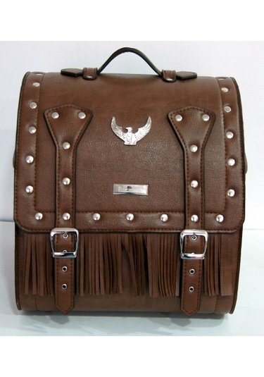 Mts Üniversal Ad Arka Deri Çanta Kahverengi Kahverengi