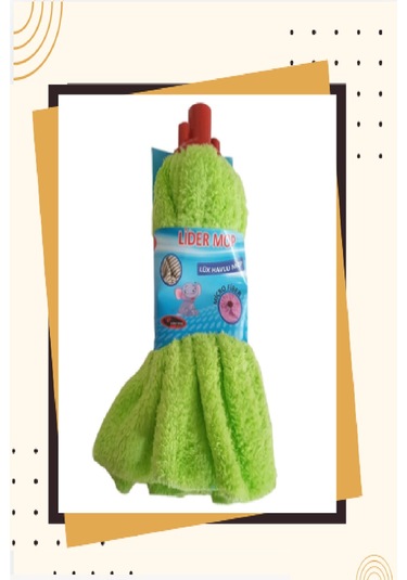 Lider Mikrofiber Mop Welfost Yedek Başlık Yeşil Mop Paspas Ucu