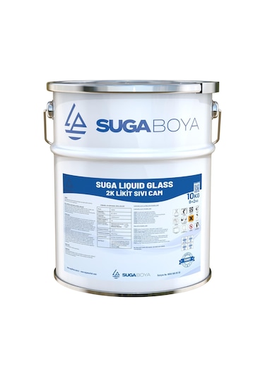 Suga Likit Sıvı Cam 2k Çift Komponentli 10 Kg