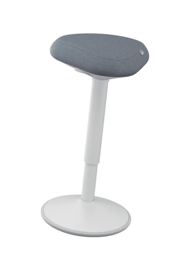 Leitz Ergo Active A Konforlu Oturaklı Sit Standing Açık Gri Tabure - Kod:65450085 Gri - Gümüş