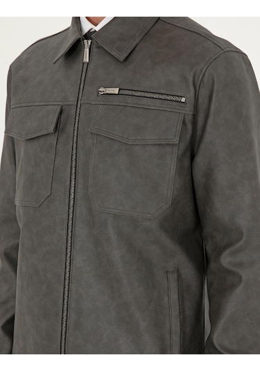 Pierre Cardin Erkek Antrasit Deri Mont-kaban 50300561-070 Antrasit Pierre Cardin Erkek Antrasit Deri Mont-kaban 50300561-070 Antrasit