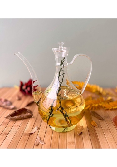 Morponi Efsane Glorry Borosilikat Isıya Dayanıklı Cam 700 Ml Yağlık Şeffaf