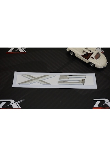 Bmw x5 Bagaj Krom Metal 3M 3D Yazı Logo