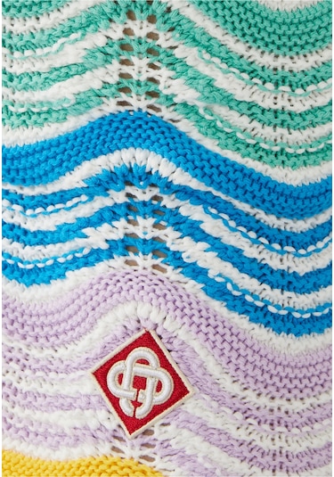 Casablanca Dalgalarla Örgü Etek Multicolor