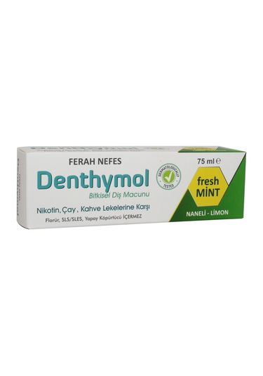 Denthymol Bitkisel Diş Macunu Ferah Nefes 75 ML