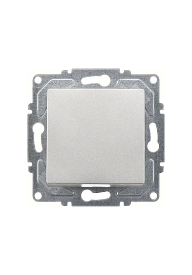 Günsan Eqona Gümüş Anahtar Düğme Mekanizma