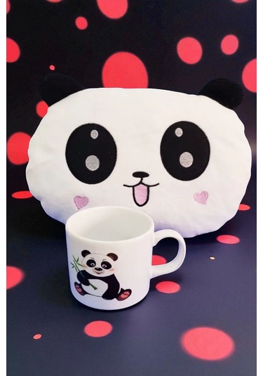 Peluş Yastık Ve Kupa Seti