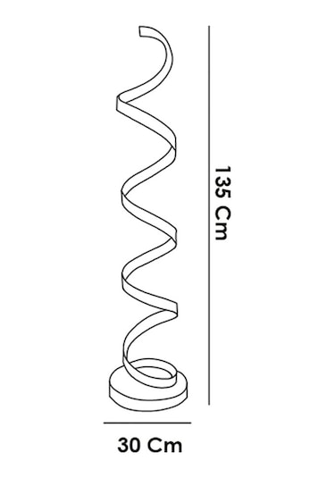Tra20056 Eco 130 Cm Led Lambader Spıral