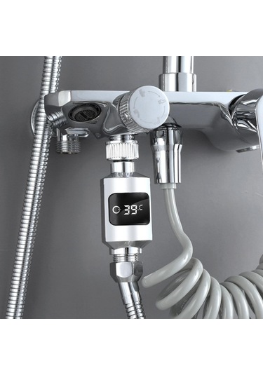 Suntek Duş Sıcaklık Göstergesi Termometresi Led Dijital Ekran