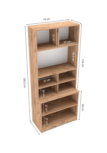 Bohem Çok Amaçlı Kiler Mutfak Dolabı - Beyaz N Model Beyaz N Model