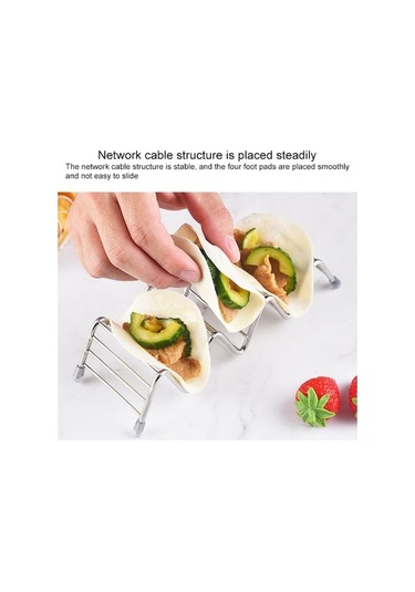 Dancemonkey Paslanmaz Çelik 304 Taco Rack, Taco Gözleme Standı