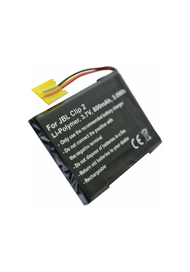 Jbl Clip 2 Li-Polymer Pil için Uygun Pil Gsp383555 3.7V. 800Mah.