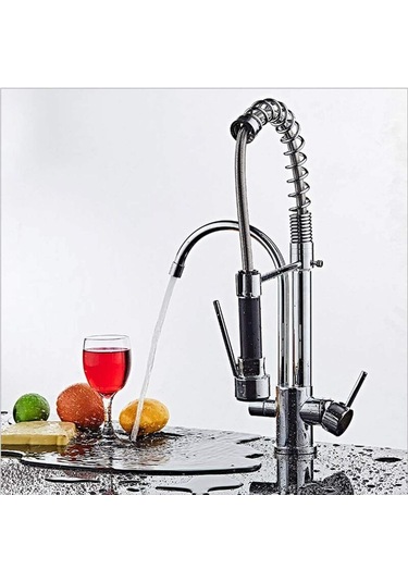 Modern Banyo Mutfak Lavabo Musluğu Yukarı Çekilebilir Evrensel Sprey Başlığı Diğer