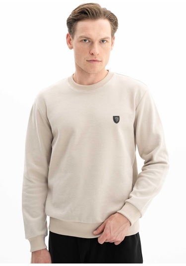 Arma Erkek Regular Fit Selanik Bisiklet Yaka Sweatshirt Kazak 001