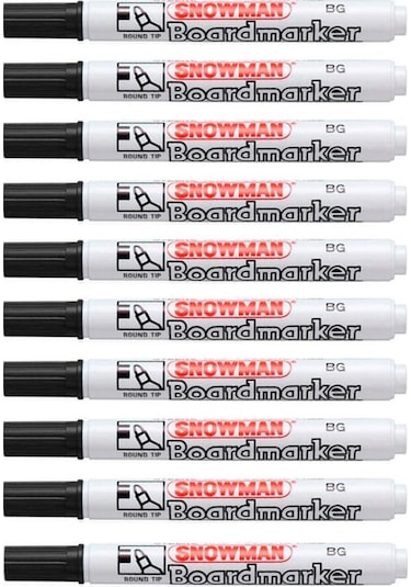 Snowman Bg-12 S Tahta Kalemi Siyah - 10 Adet