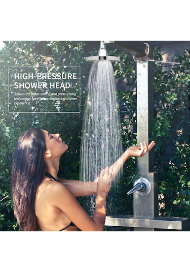 G1 6" Yüksek Basınçlı Duş Başlığı Gümüş Diğer