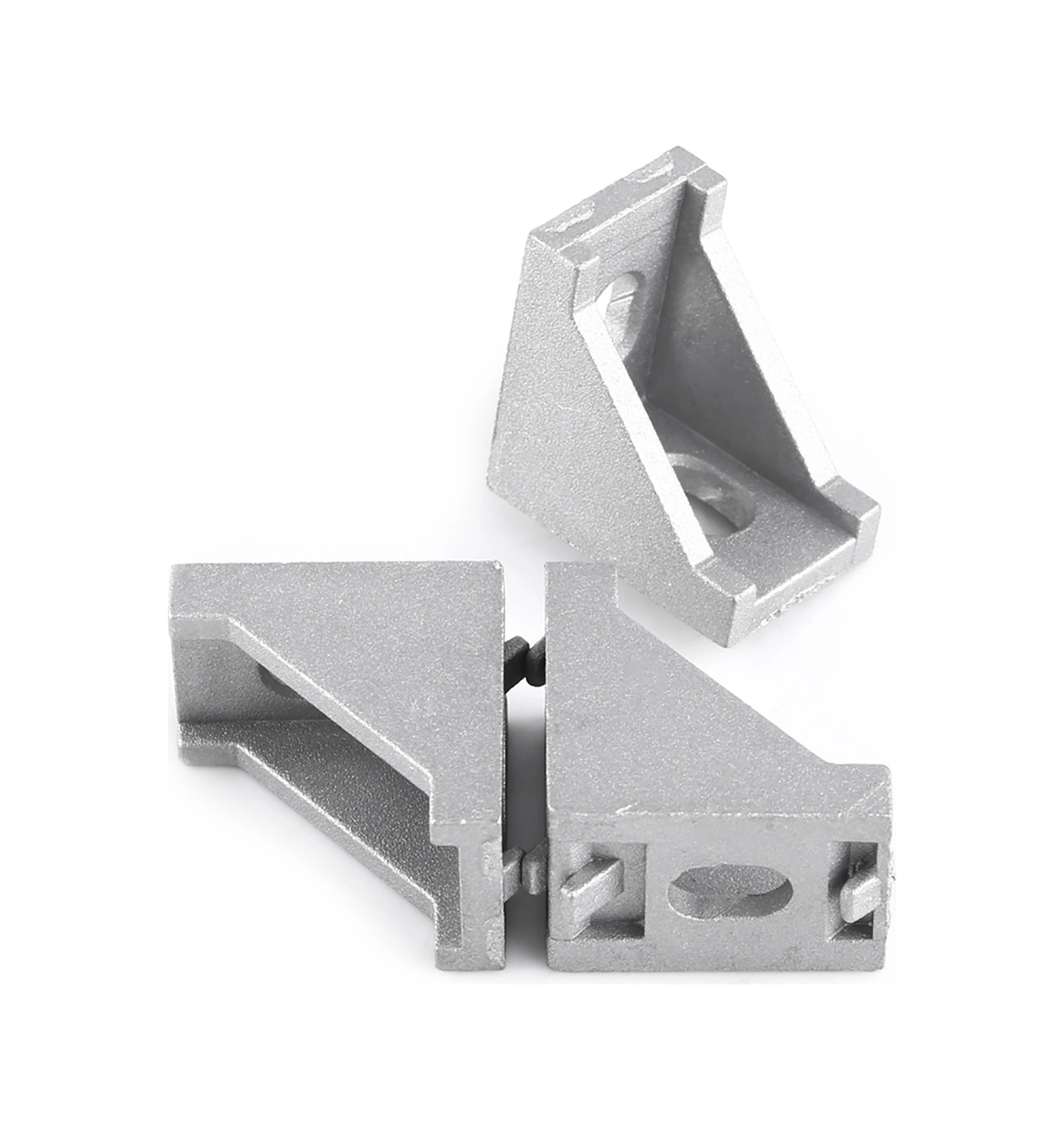 Tenfowee Alüminyum Köşe Aparatı 28x28x20mm, 10 Adet, Dayanıklı, Kapı-pencere-mobilya Birleşimlerini Güçlendirir, Oval Montaj Delikleri Diğer