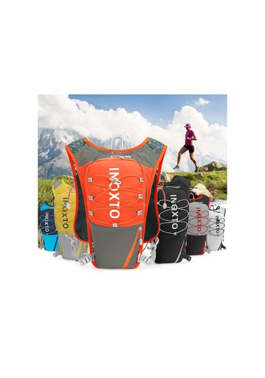 Inoxto-naylon Hidrasyon Paketi 5l Hidrasyon Sırt Çantası Koşu Y28501c Turuncu