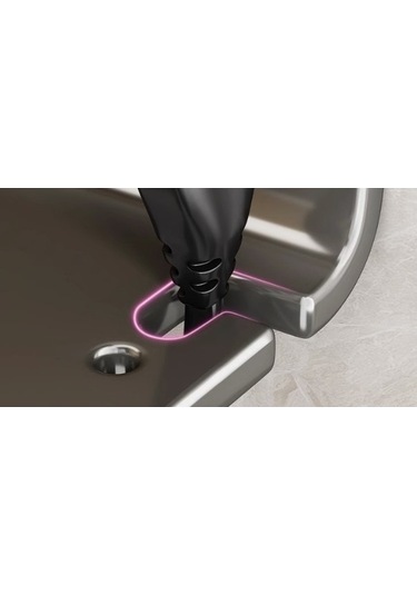 Wondernest Yok, Saç Rafı, Punch Makinesi Lichen Nem Alma Banyo Sw Siyah