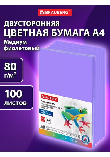 Brauberg Mor Kağıt A4 Origami Ve Yazıcı İçin 27788191 Çocuklar İçin, Yaratıcılık, Modelleme