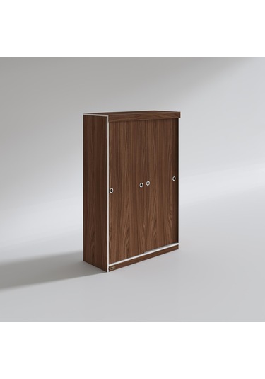 Kenzlife Gardırop Sürgülü Kapaklı Kapılı 120 Papatya Cvz Gardolap Dolap